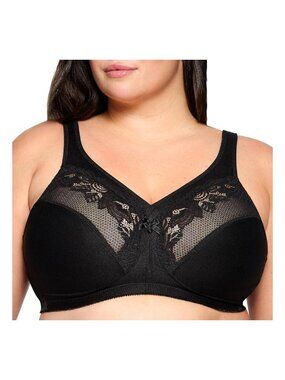 ✨ Glamorise 1003 Full Figure Wirefree Minimizer Support Bra 46G NWOT